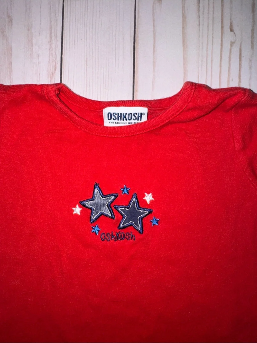 Oshkosh shirt with stars